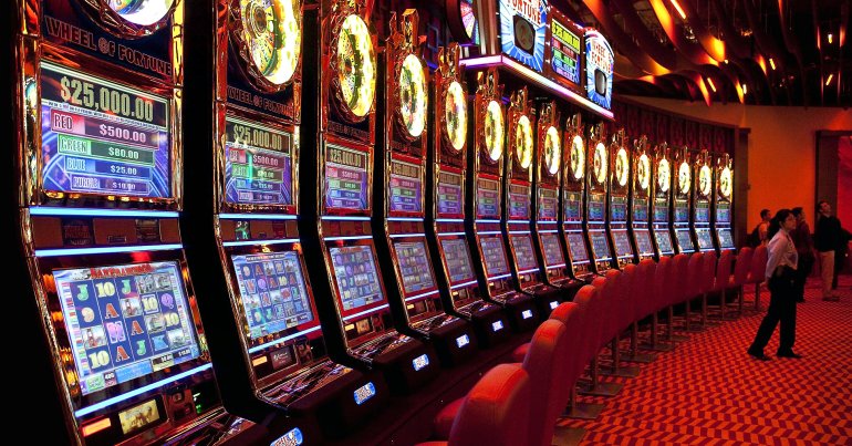 Spielautomatenhalle in den USA