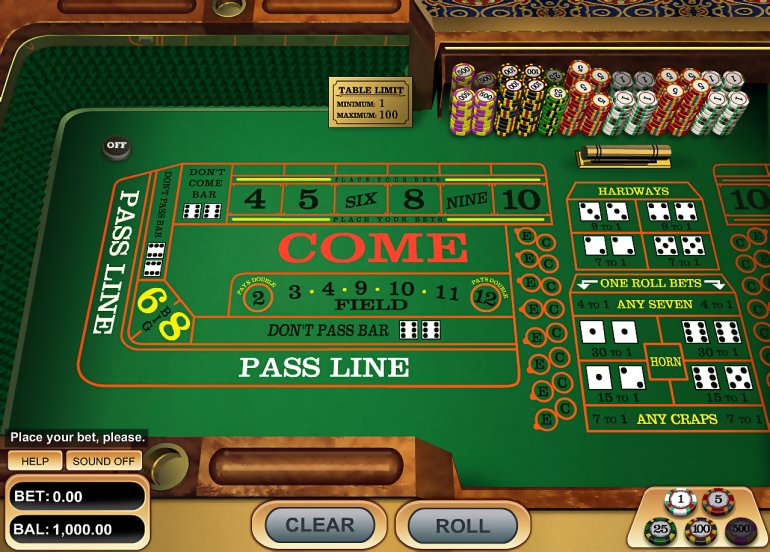 Wetten bei Craps