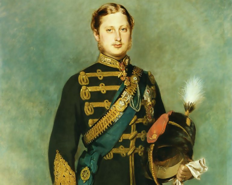 Edward vii, König von England, auf dem Bild im Alter von 22 Jahren