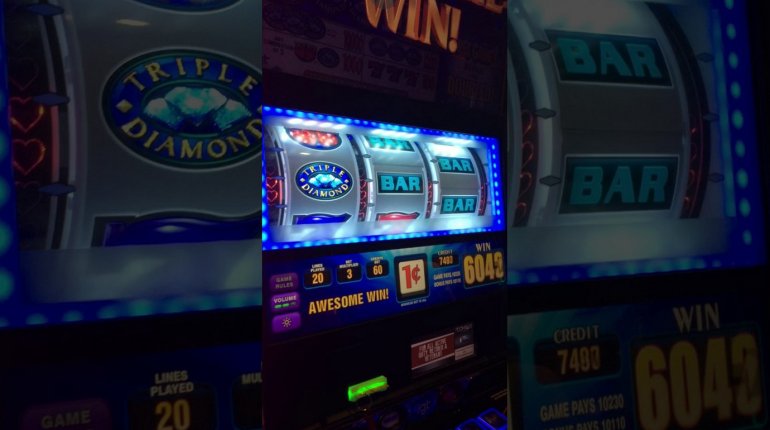 Video-Spielautomat im Kasino