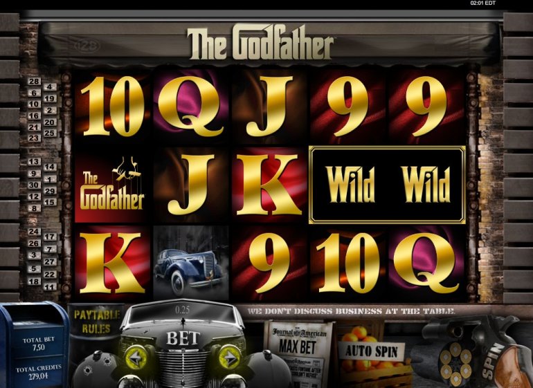 Der Spielautomat The Godfather