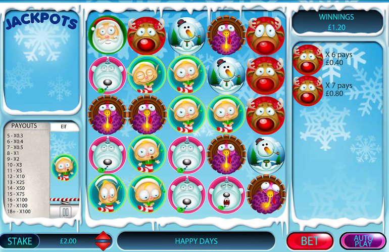 Weihnachten Reactors video slot