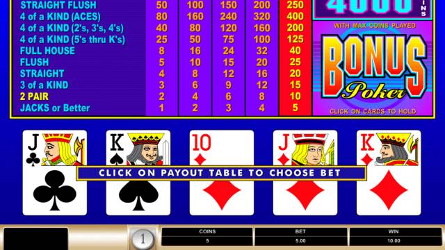 Buben oder Besser vs. Bonus Poker: Welches Video Poker Spiel ist das Richtige für Sie?