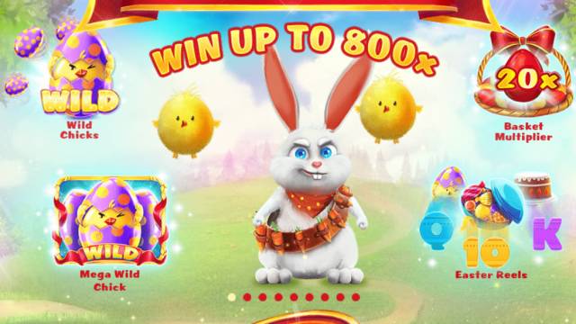 Online-Video-Spielautomaten mit Osterthema