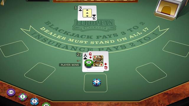 Zehnersplitting beim Blackjack