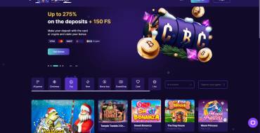 CryptoBoss Casino: Schnittstelle