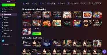 Daddy Casino: Spiele