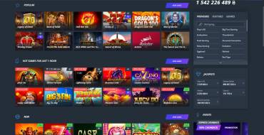 Jet Casino: Spiele