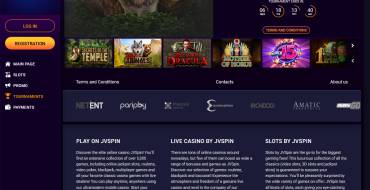 JVSpinBet Casino: Turniere