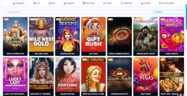 Royal Spin Casino: Spiele