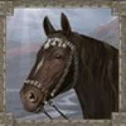 Das Pferd ist schwarz Zeichen in Mongol Treasures II: Archery Competition