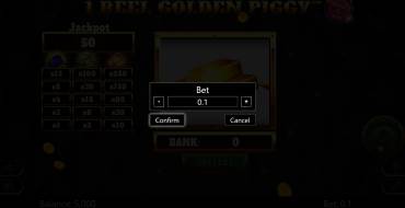 1 Reel Golden Piggy: Wette