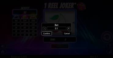1 Reel Joker: Wette