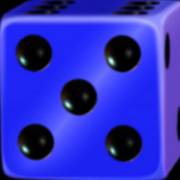 20 Golden Dice: Blauer Würfel