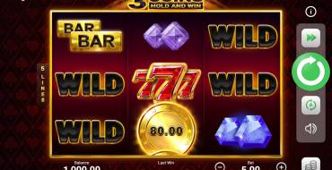 3 Coins Hold and Win: Spielautomat