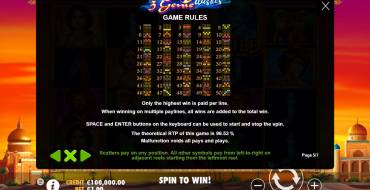 3 Genie Wishes: Zeilen