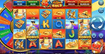 4 Fantastic Fish Gold: Spielautomat