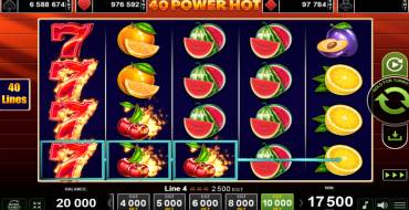 40 Power Hot: Gewinne