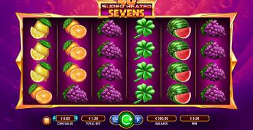 40 Super Heated Sevens: Spielautomat
