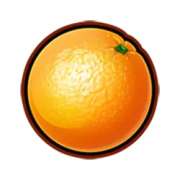 Orange Zeichen in Fruit Mania