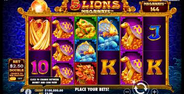5 Lions Megaways: Spielautomat
