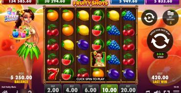 5x6 Fruity Shots: Spielautomat