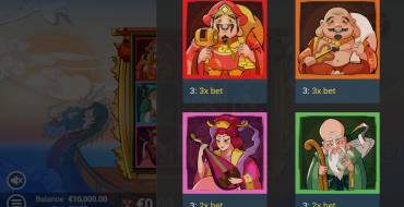 7 Lucky Gods: Auszahlungstabelle