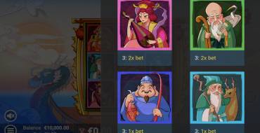 7 Lucky Gods: Auszahlungstabelle