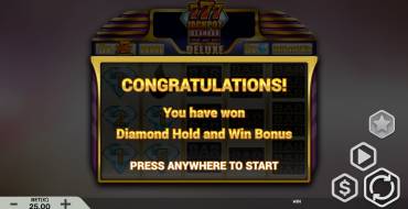 777 Jackpot Diamond Hold and Win Deluxe: Bonus Spiele