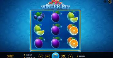 777 Winter Hit: Spielautomat