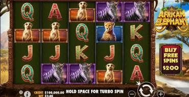 African Elephant: Spielautomat