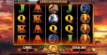 African Fortune: Spielautomat