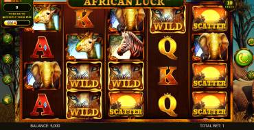 African Luck: Spielautomat