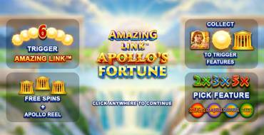 Amazing Link Apollo's Fortune: Einzigartige Merkmale
