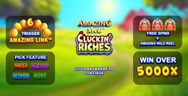 Amazing Link Cluckin' Riches: Einzigartige Merkmale