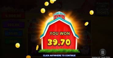 Amazing Link Cluckin' Riches: Gewinne