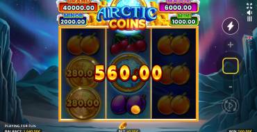 Arctic Coins: Running Wins: Gewinne