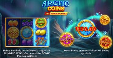Arctic Coins: Running Wins: Bonus Spiele