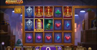 Artefacts: Vault of Fortune: Auszahlungen