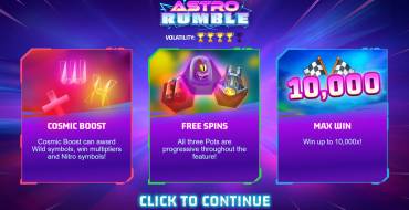 Astro Rumble: Einzigartige Merkmale