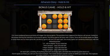 Athena’s Glory – Hold & Hit: Einzigartige Merkmale