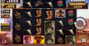 Big Bucks Bandits Megaways: Spielautomat