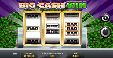 Big Cash Win: Spielautomat