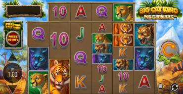 Big Cat King Megaways: Spielautomat