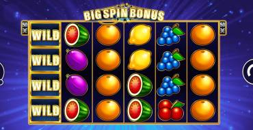 Big Spin Bonus: Spielautomat