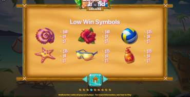 Bikini Island Deluxe: Untere Symbole