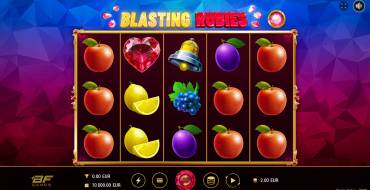 Blasting Rubies: Spielautomat