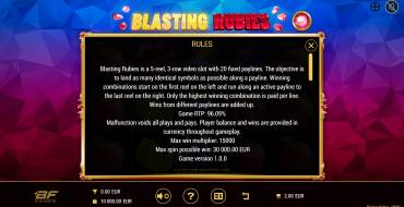 Blasting Rubies: Regeln