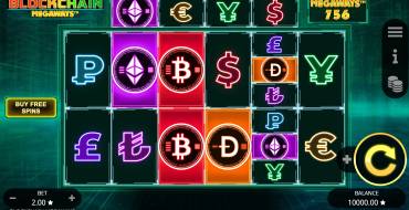 Blockchain Megaways: Spielautomat