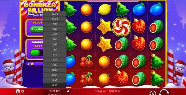 Bonanza Billion X-mas Edition: Angebot